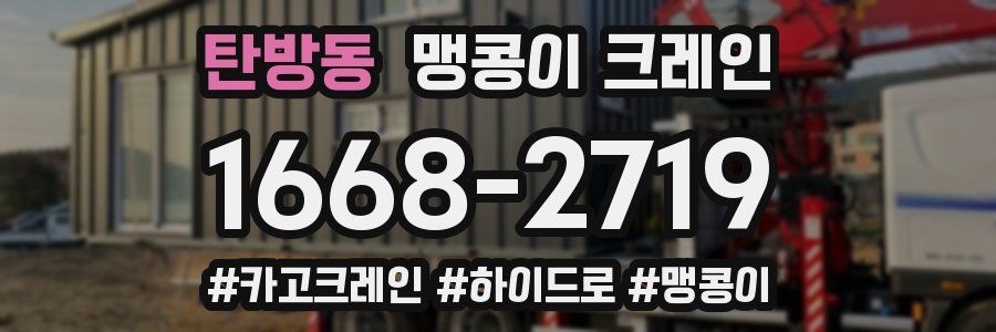 탄방동 맹콩이 크레인