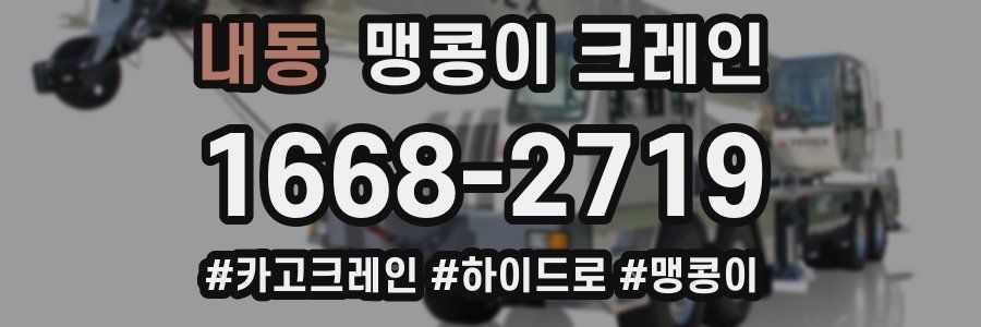 내동 맹콩이 크레인