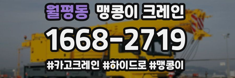 월평동 맹콩이 크레인