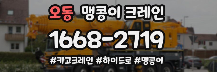 오동 맹콩이 크레인