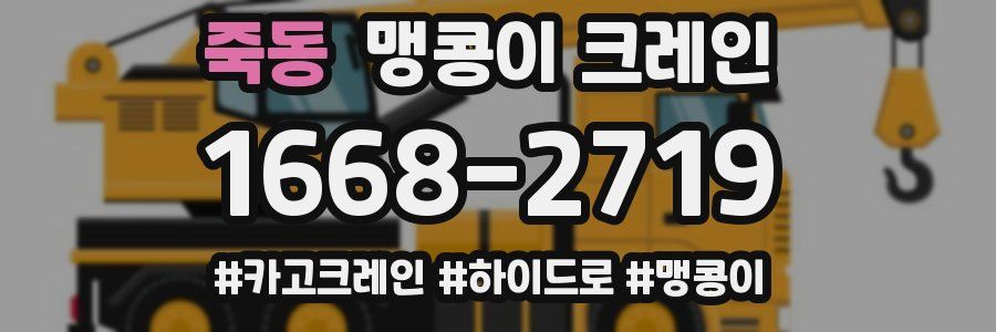 죽동 맹콩이 크레인