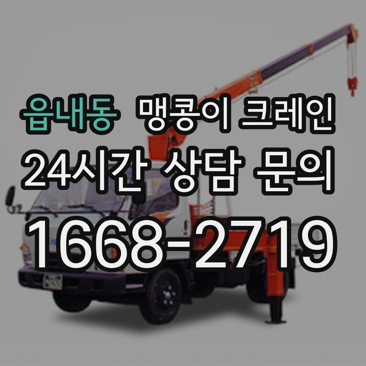 읍내동 맹콩이 크레인