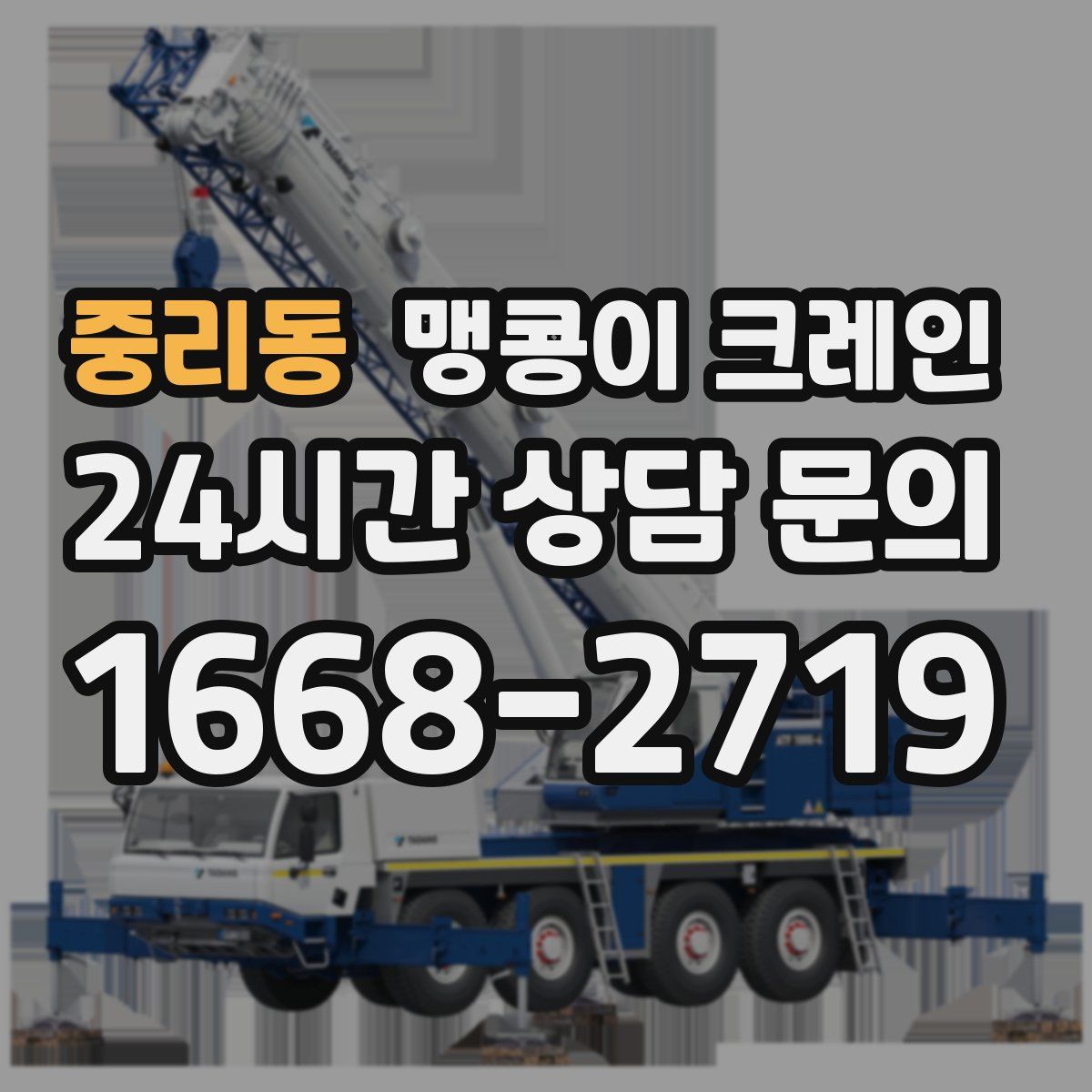 중리동 맹콩이 크레인