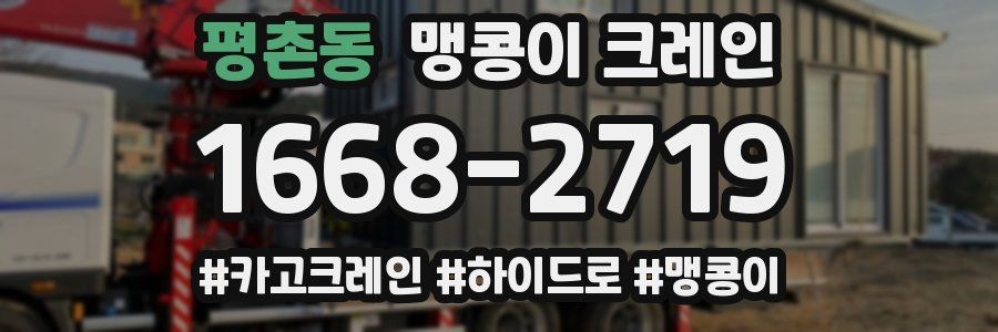평촌동 맹콩이 크레인