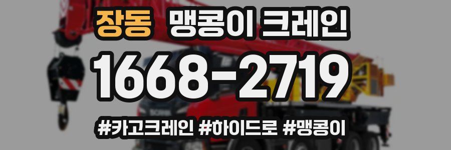 장동 맹콩이 크레인