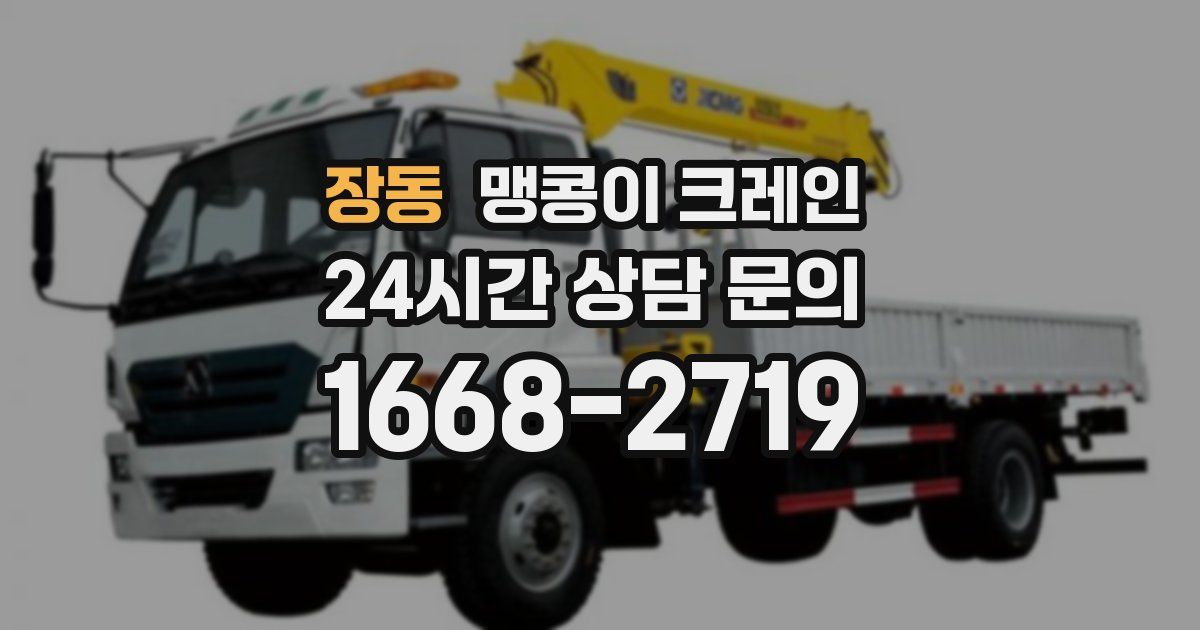 장동 맹콩이 크레인
