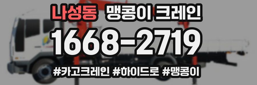 나성동 맹콩이 크레인