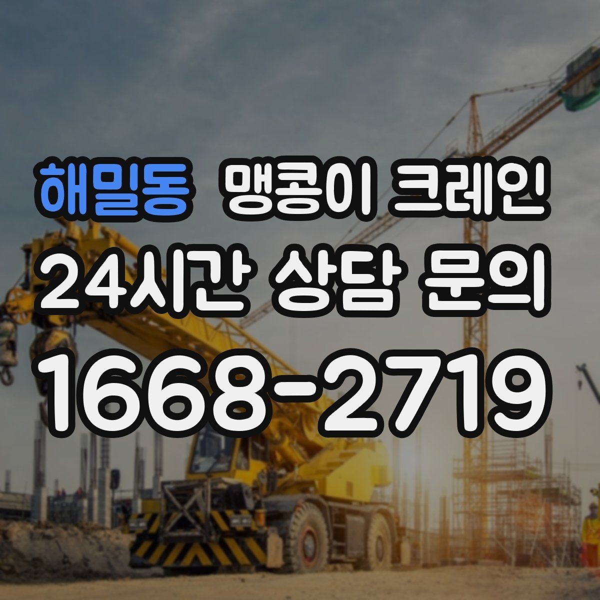 해밀동 맹콩이 크레인 카고 크레인과 어떤 점이 다른가요