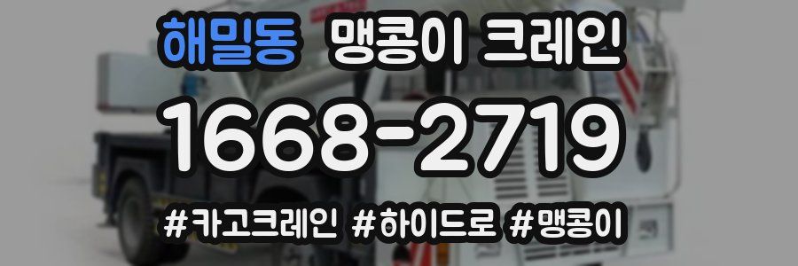 해밀동 맹콩이 크레인