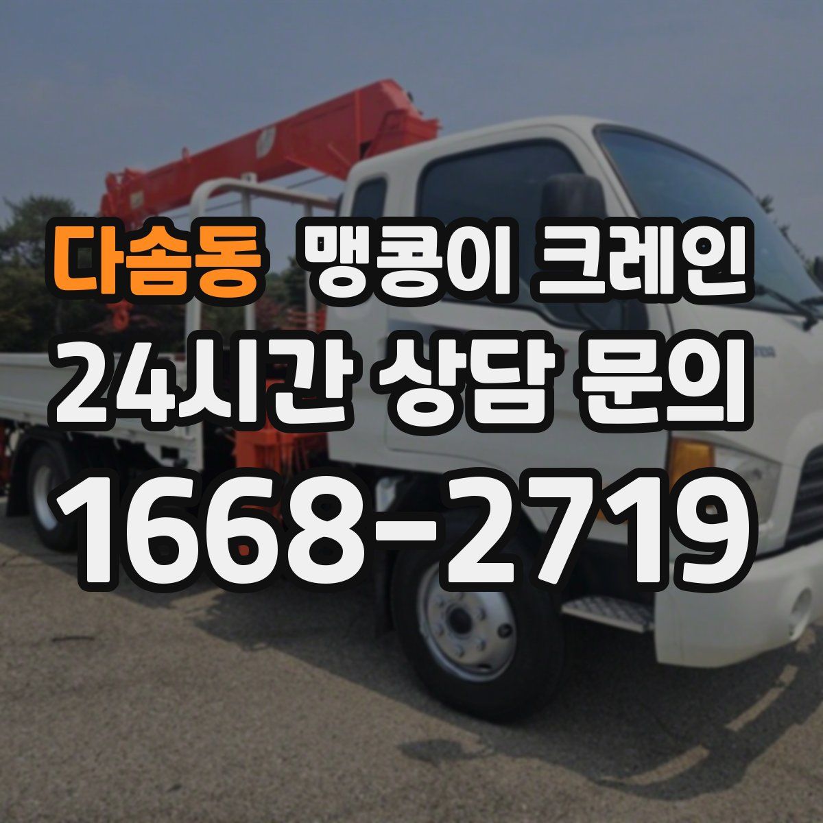 다솜동 맹콩이 크레인