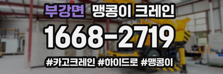 부강면 맹콩이 크레인