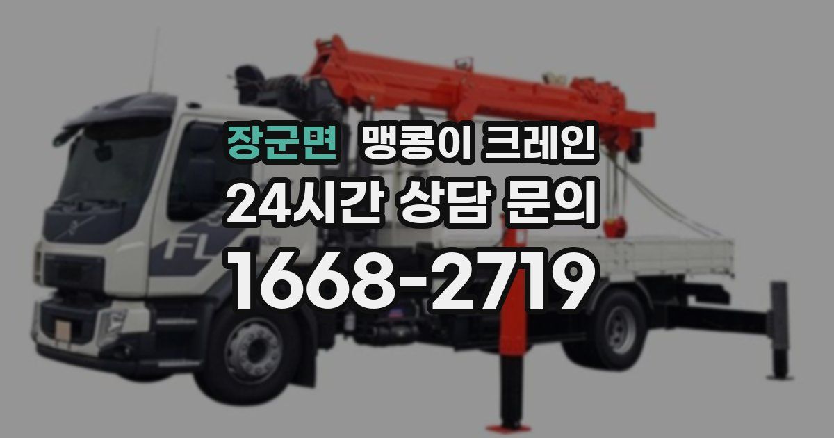 장군면 맹콩이 크레인