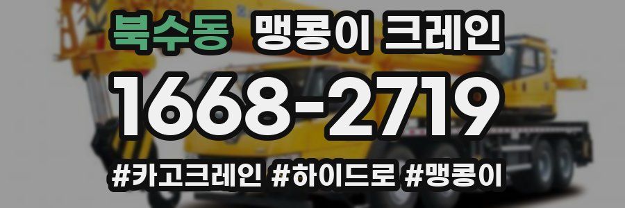 북수동 맹콩이 크레인