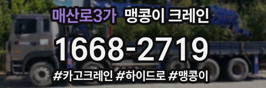 매산로3가 맹콩이 크레인