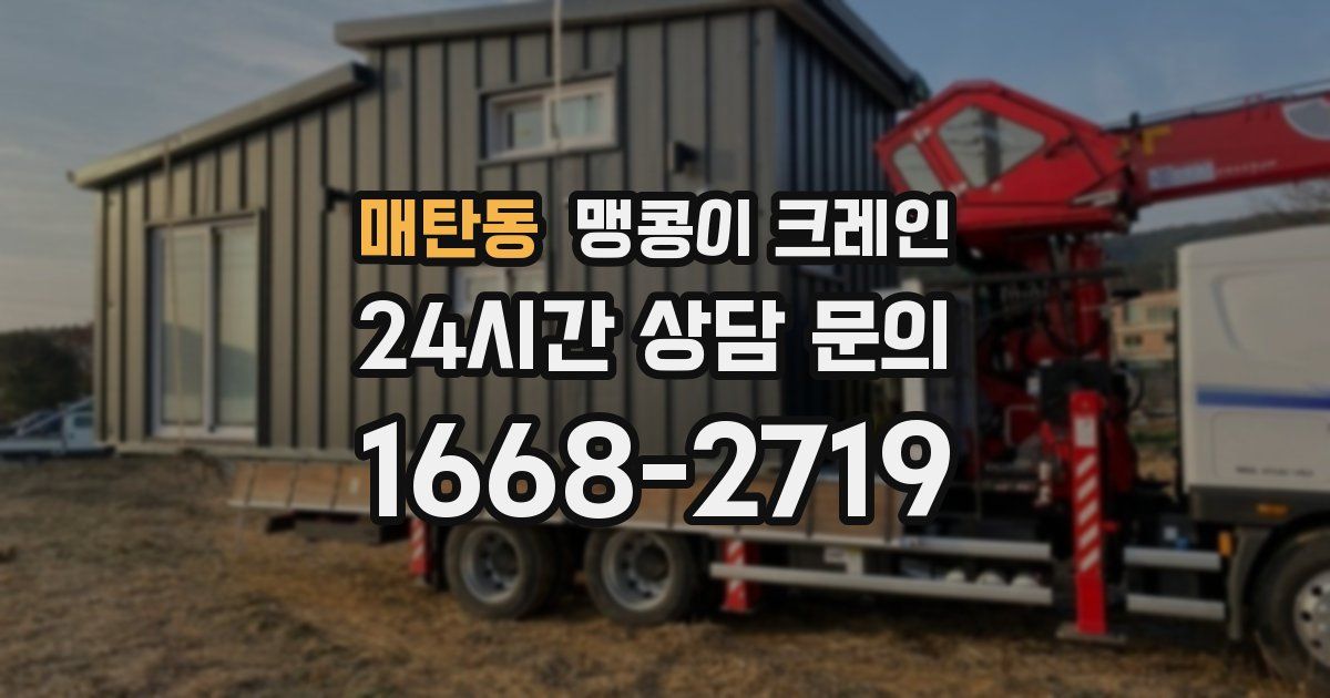 매탄동 맹콩이 크레인