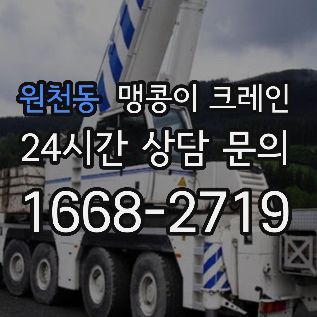 원천동 맹콩이 크레인