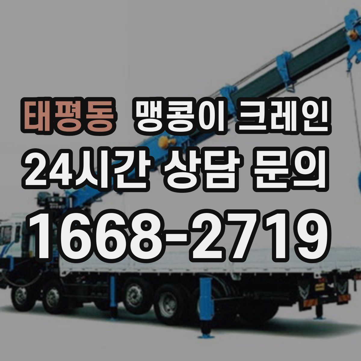 태평동 맹콩이 크레인