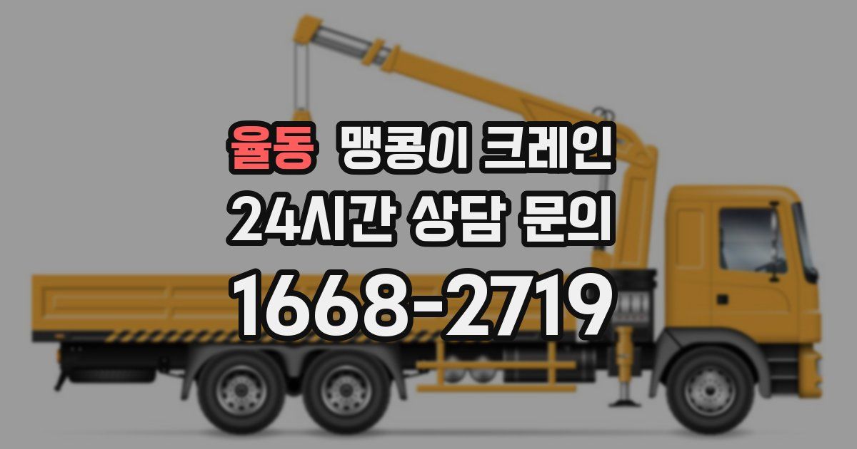 율동 맹콩이 크레인