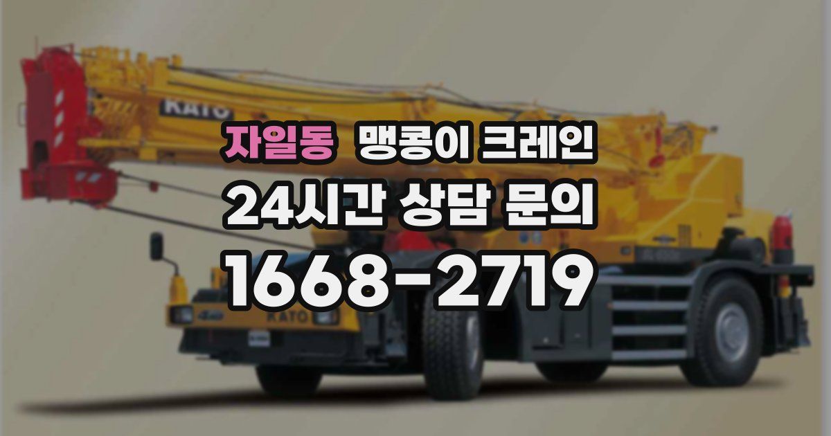 자일동 맹콩이 크레인