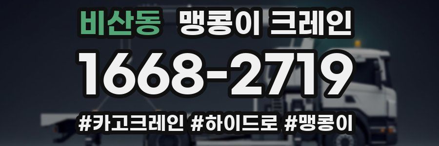 비산동 맹콩이 크레인