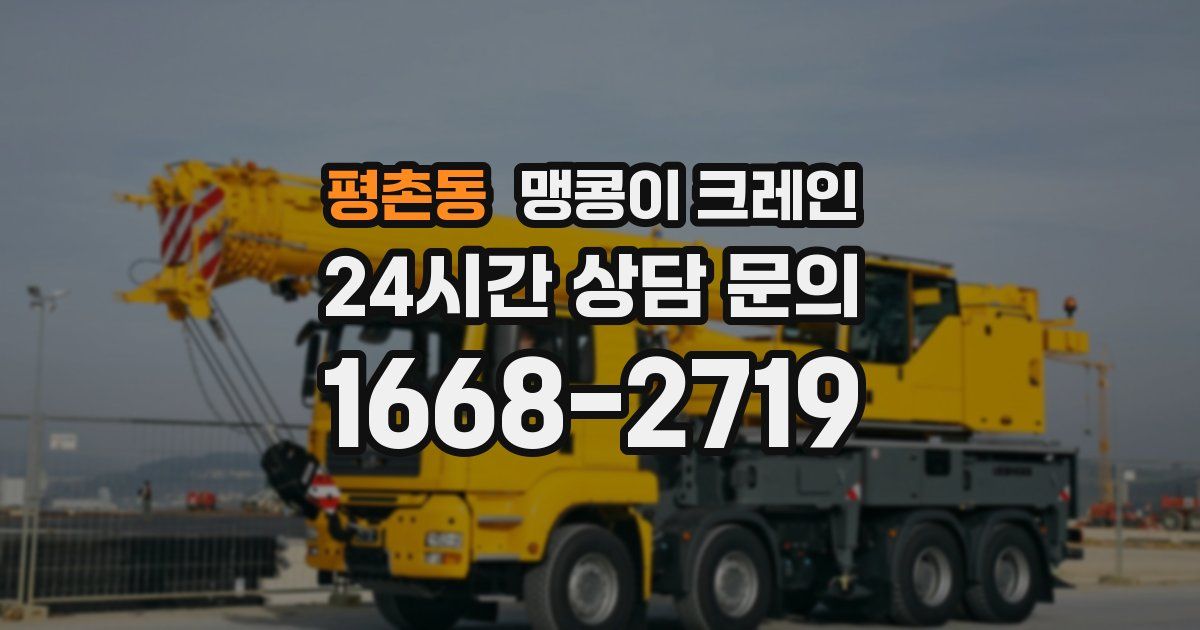 평촌동 맹콩이 크레인