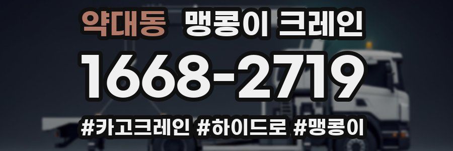 약대동 맹콩이 크레인