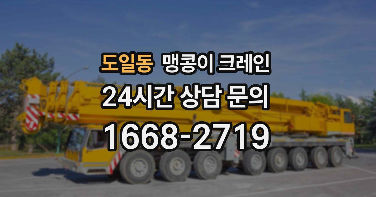 도일동 맹콩이 크레인