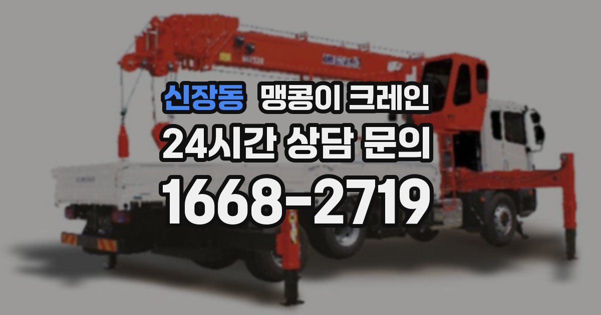 신장동 맹콩이 크레인
