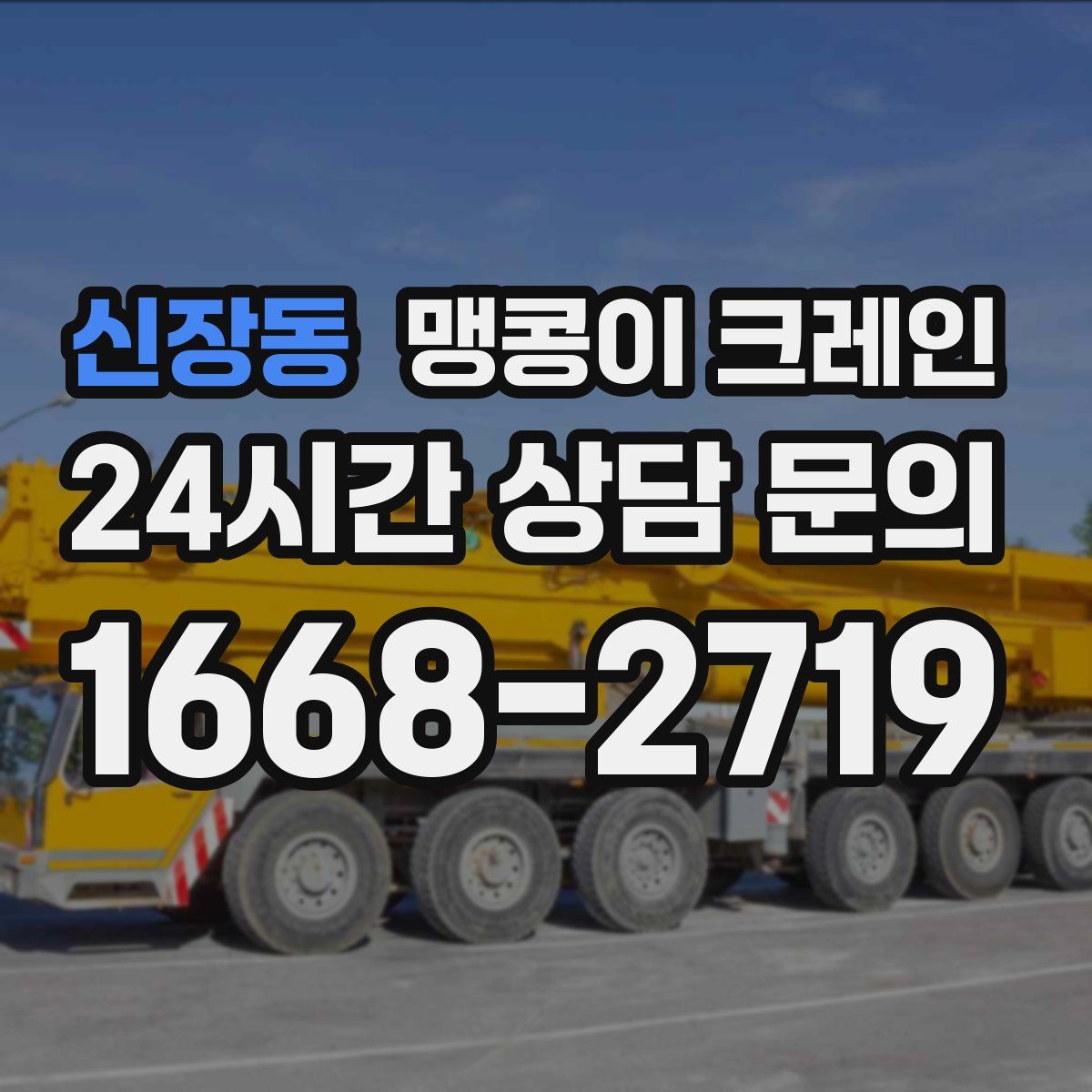 신장동 맹콩이 크레인