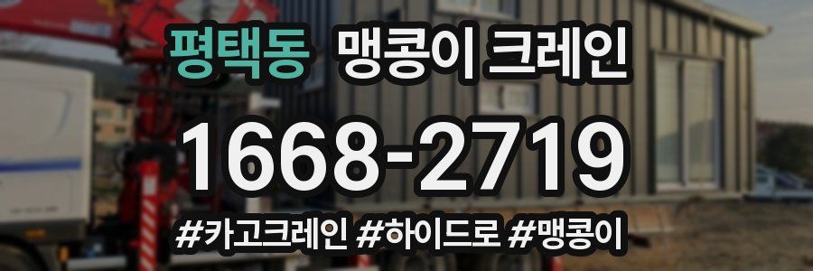 평택동 맹콩이 크레인