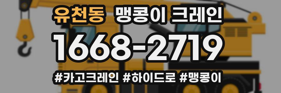 유천동 맹콩이 크레인