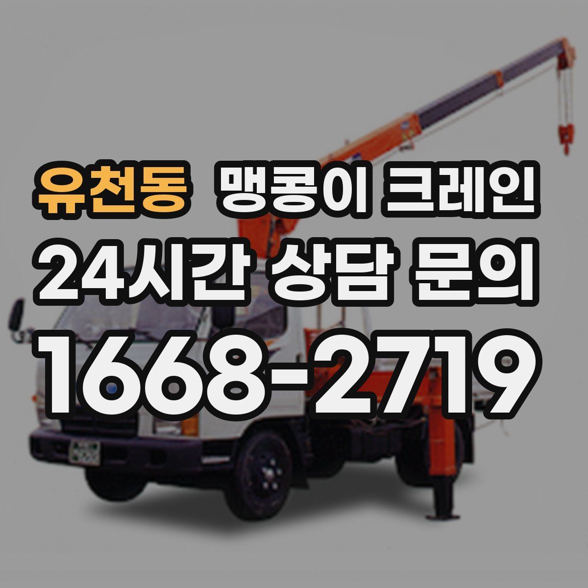 유천동 맹콩이 크레인