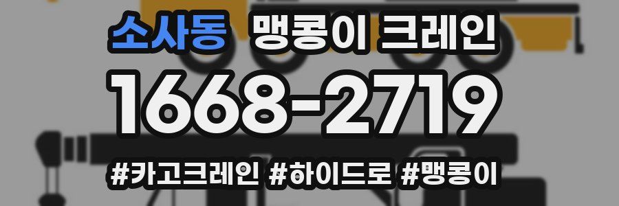 소사동 맹콩이 크레인