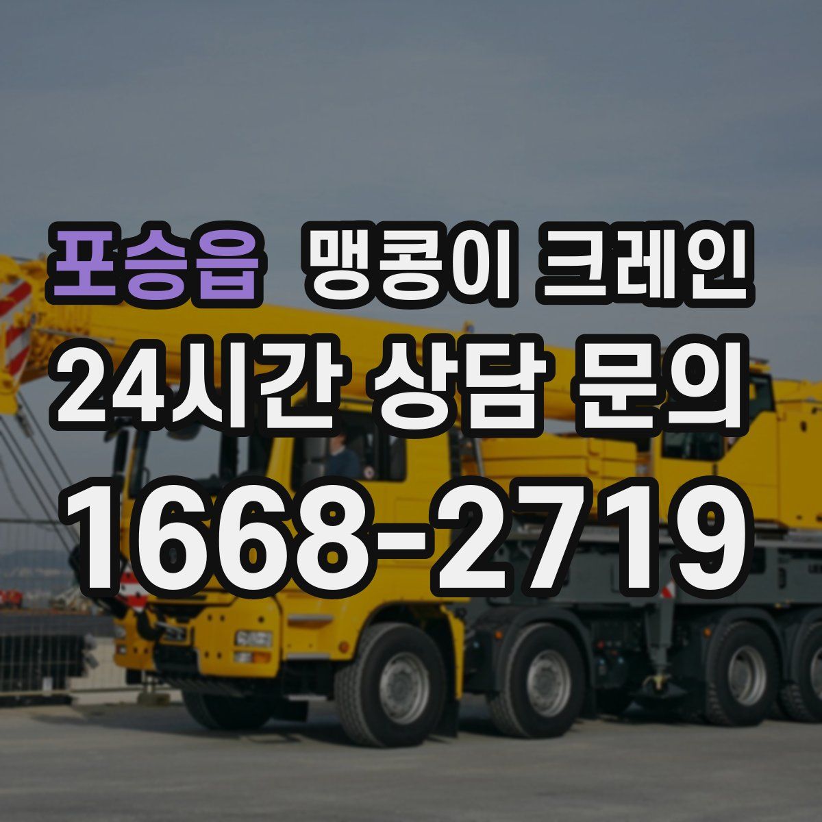 포승읍 맹콩이 크레인