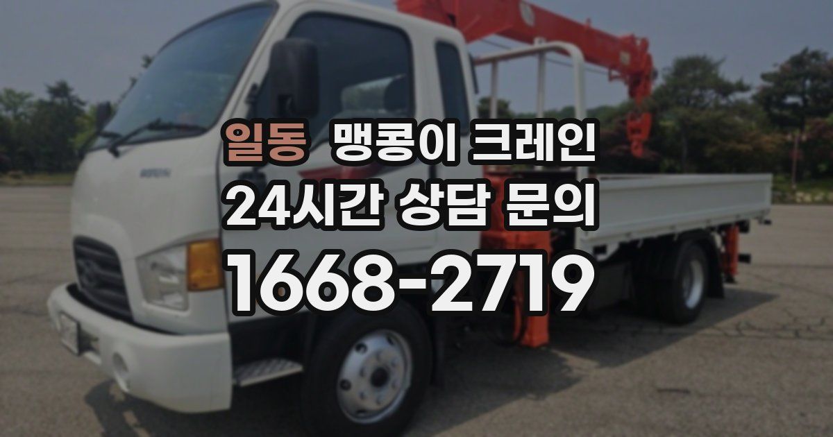 일동 맹콩이 크레인