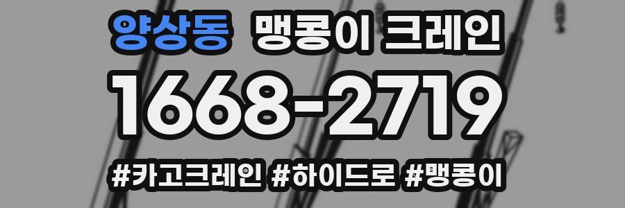 양상동 맹콩이 크레인