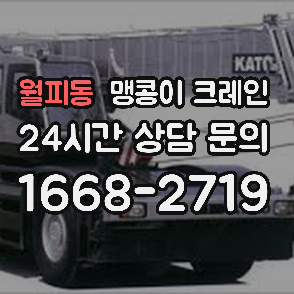 월피동 맹콩이 크레인