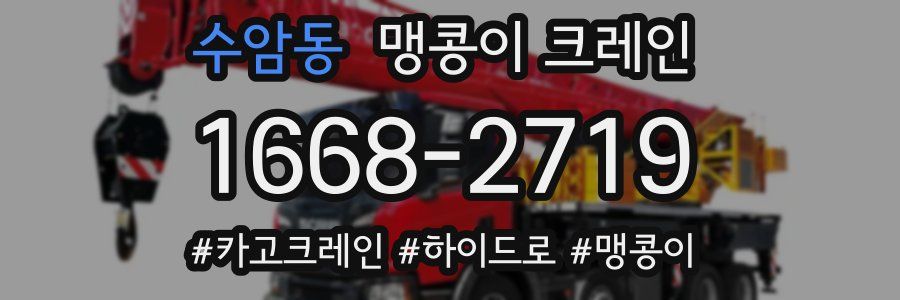 수암동 맹콩이 크레인