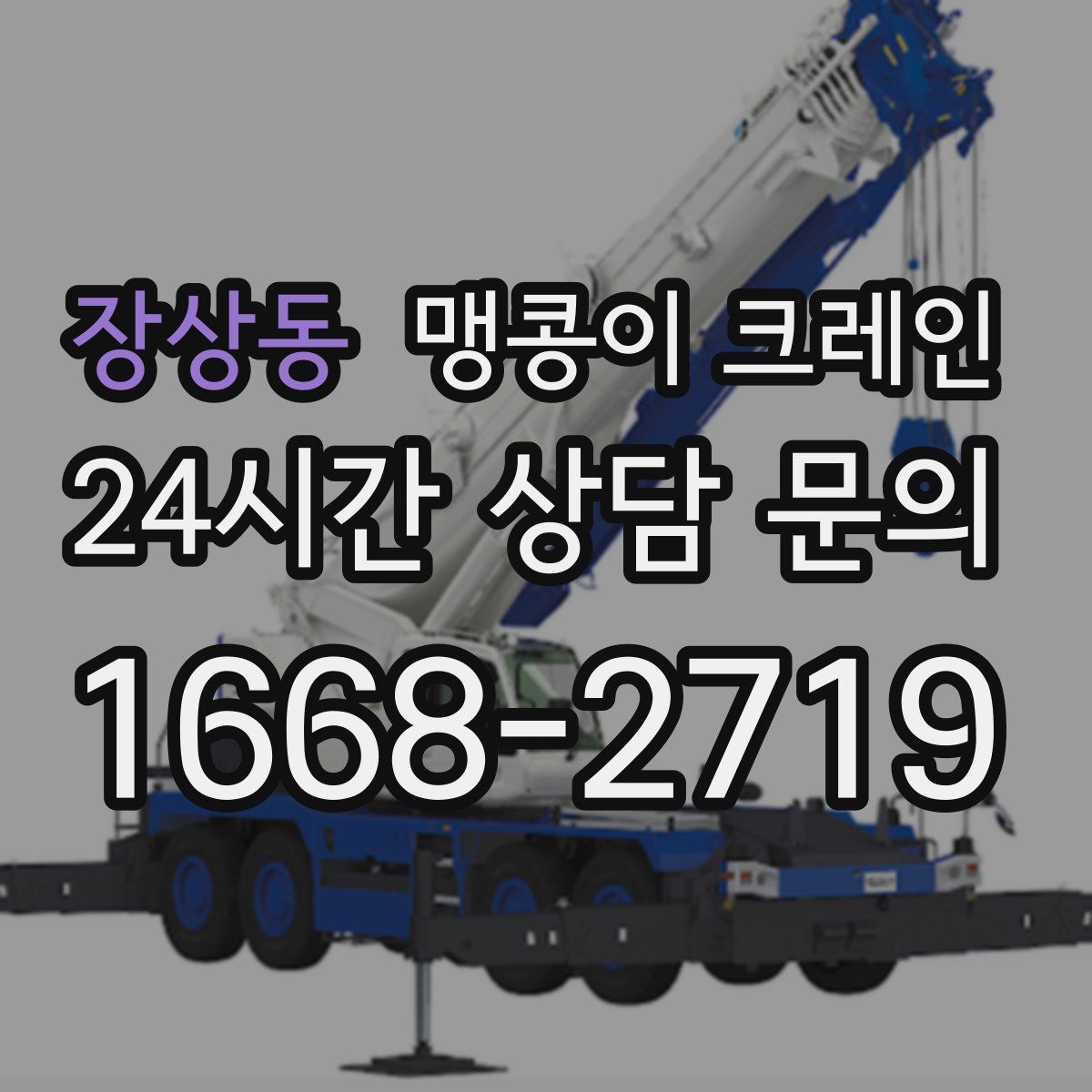장상동 맹콩이 크레인