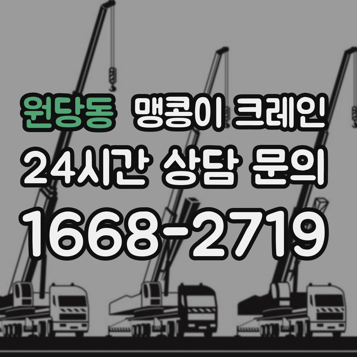 원당동 맹콩이 크레인