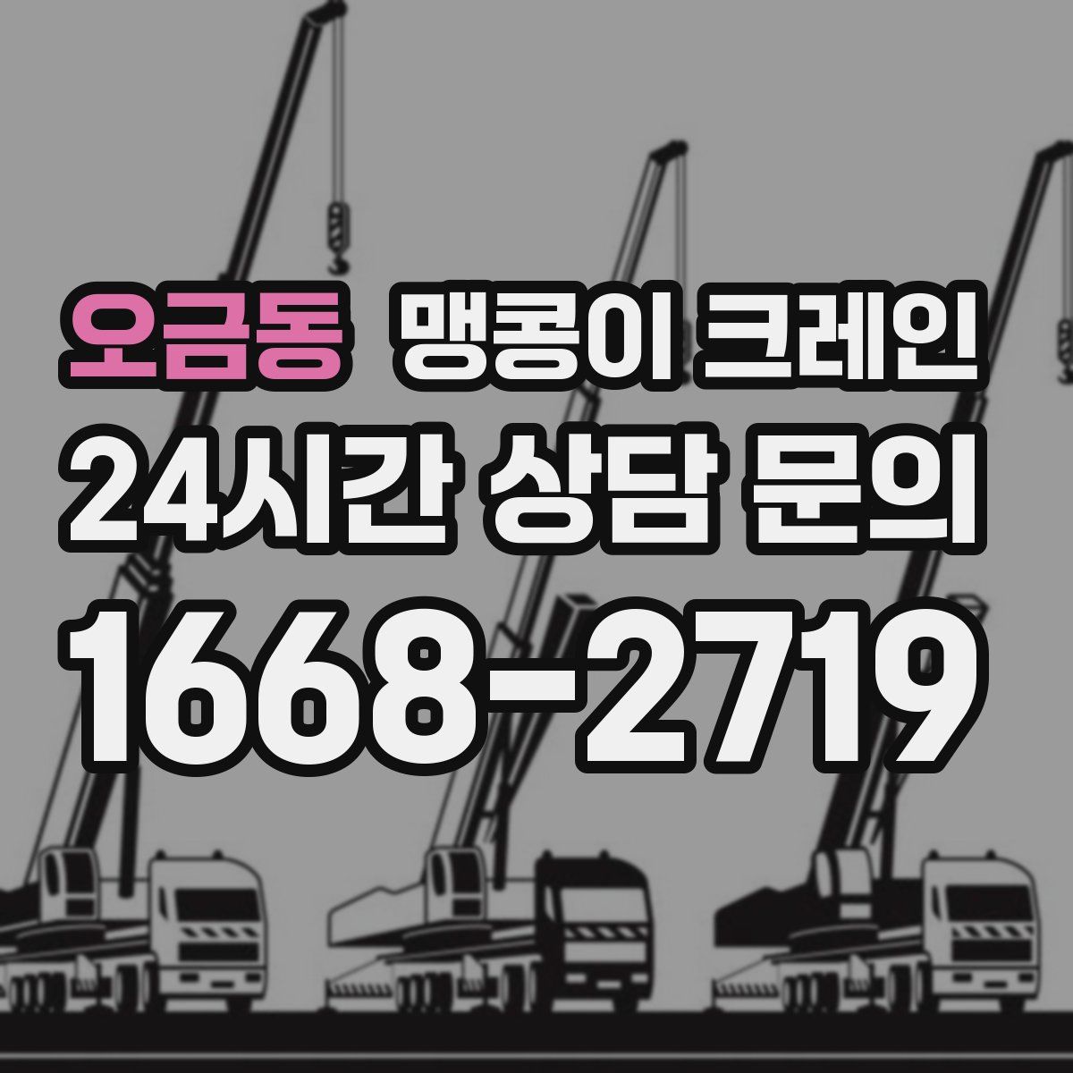 오금동 맹콩이 크레인