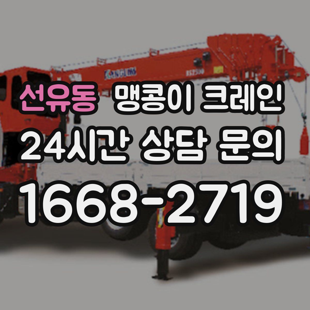 선유동 맹콩이 크레인