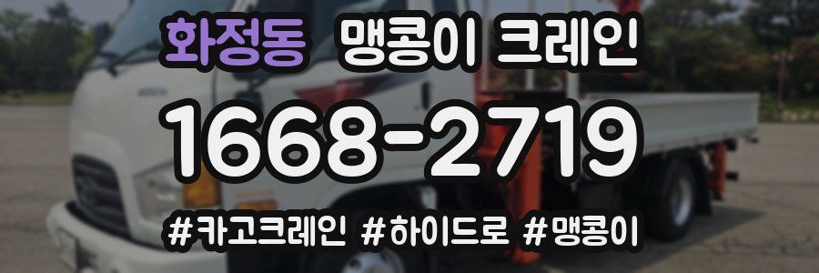 화정동 맹콩이 크레인