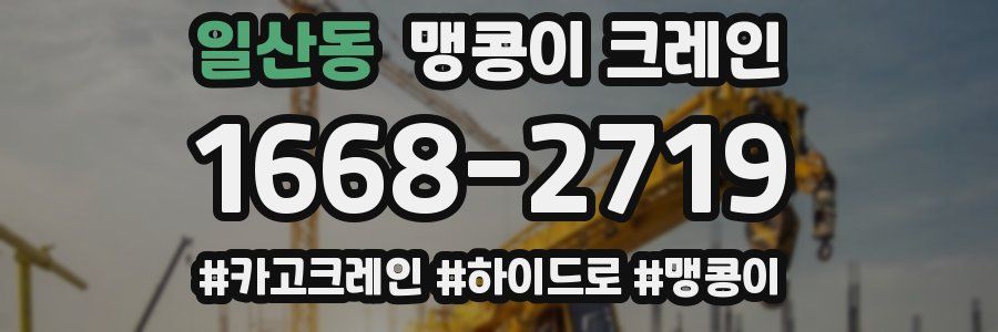 일산동 맹콩이 크레인