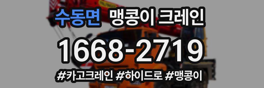 수동면 맹콩이 크레인