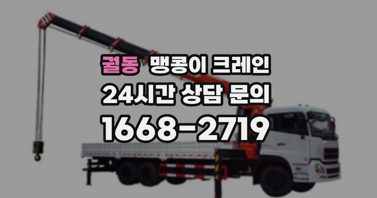 궐동 맹콩이 크레인