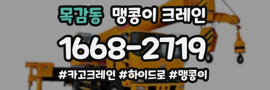 목감동 맹콩이 크레인