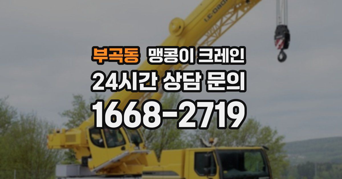 부곡동 맹콩이 크레인