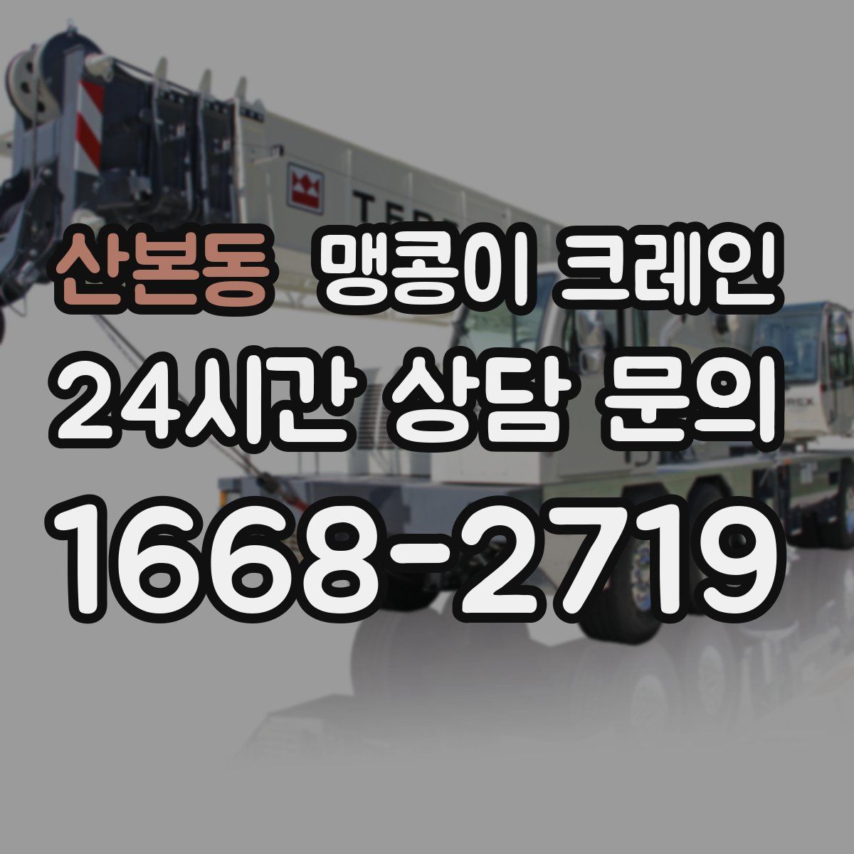 산본동 맹콩이 크레인