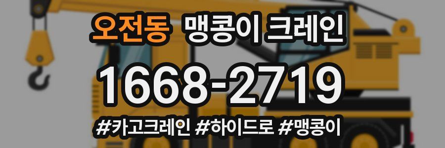 오전동 맹콩이 크레인